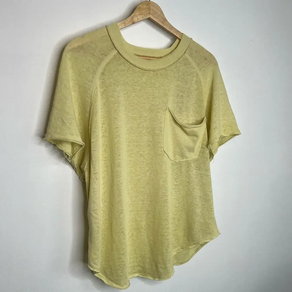 Free People Kyoto Oversized T-Shirt Lime